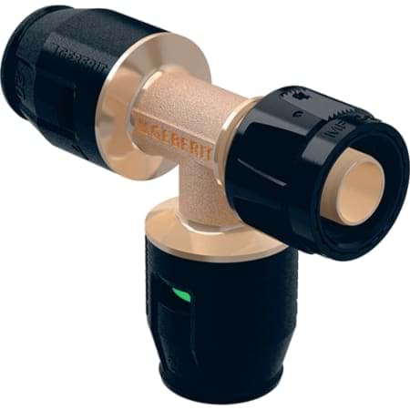 Bild von GEBERIT PushFit Übergangs-T-Stück mit MasterFix, Abzweig #651.503.00.1