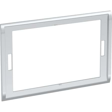 Bild von GEBERIT Abdeckrahmen für Sigma70 Betätigungsplatte, Square #115.623.QC.1 - schwarzchrom / poliert