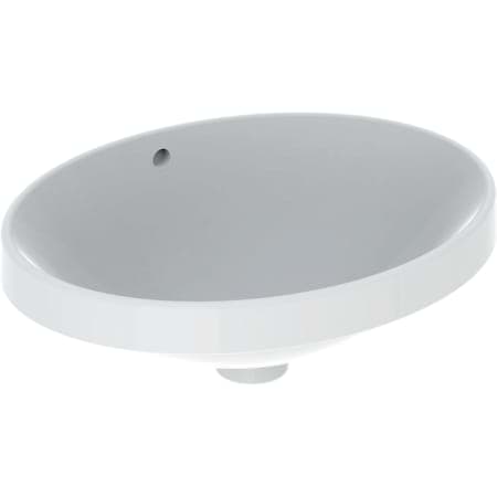 Bild von GEBERIT VariForm Einbauwaschtisch oval #500.719.00.2 - weiß / KeraTect / Unterseite: glasiert