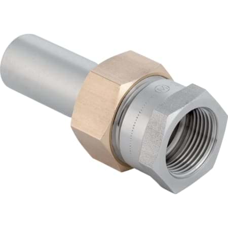 Picture of GEBERIT Mapress Stainless Steel adaptor union with female thread and plain end #35386