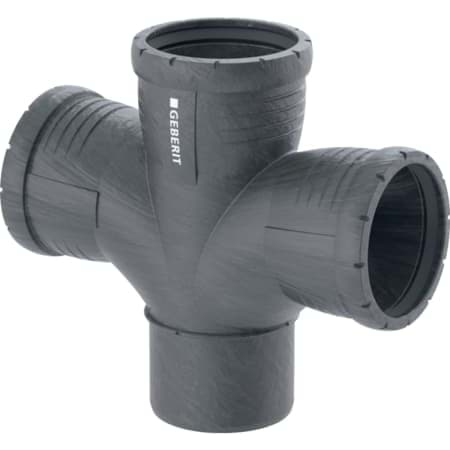 Bild von GEBERIT Silent-Pro Bogenabzweig 87,5° zweifach #393.466.14.1