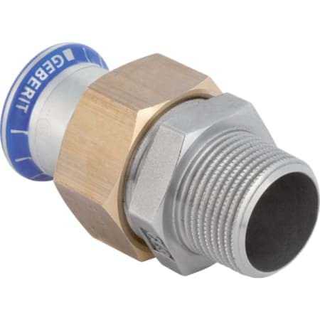 Picture of GEBERIT Mapress Stainless Steel adaptor union with male thread #35339