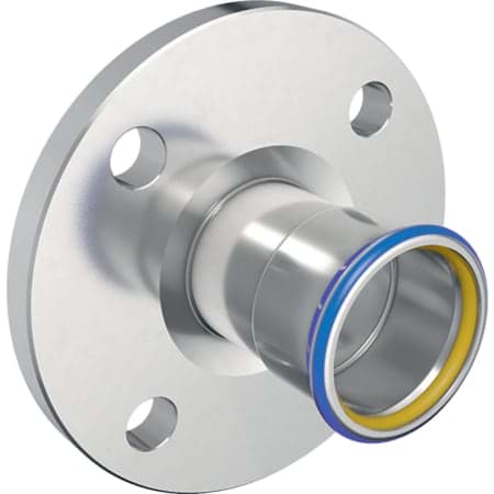 Bild von GEBERIT Mapress Edelstahl Flansch PN 10/16, mit Pressmuffe (Gas) #34210