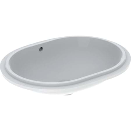 Picture of GEBERIT VariForm undermount washbasin elliptical #500.759.01.2 - white / underside: glazed