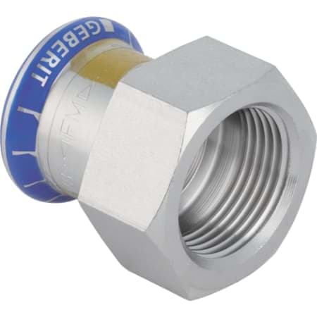 Bild von GEBERIT Mapress Edelstahl Übergang mit Innengewinde (Gas) #34083