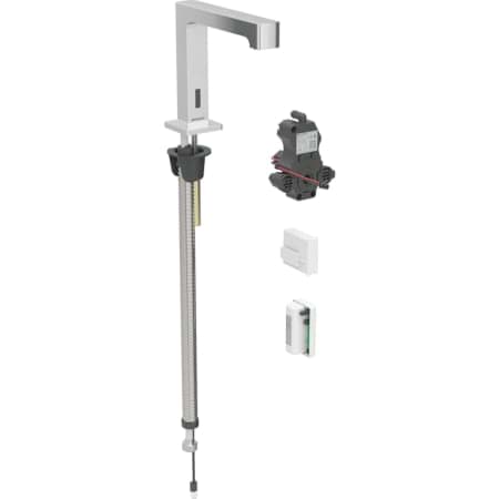 Bild von GEBERIT Brenta Waschtischarmatur Standmontage, Generatorbetrieb, für UP-Funktionsbox #116.195.21.1 - hochglanz-verchromt