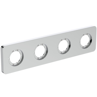 Picture of IDEAL STANDARD Archimodule Soft rosette 332x83mm #A1543AA - chrome