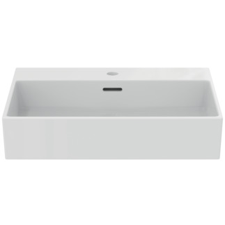 Picture of IDEAL STANDARD Extra washbasin 600x450mm, polished, with 1 tap hole, with overflow hole (slotted) #T388901 - White (Alpine)