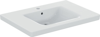 Obrázek IDEAL STANDARD Connect Freedom umyvadlo 800x555 mm, s 1 otvorem pro baterii, s otvorem pro přepad (kulatý) #E548401 - Bílá (Alpine)