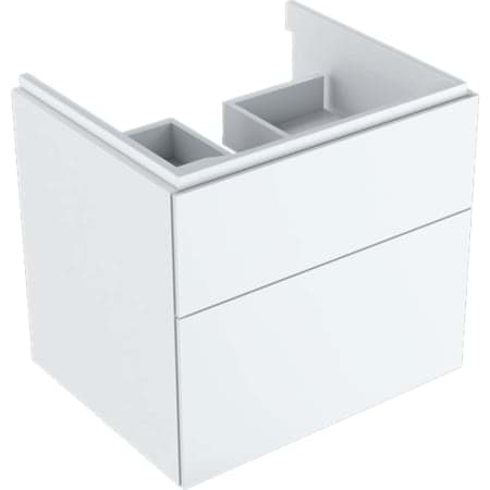 Bild von GEBERIT Xeno² Unterschrank für Waschtisch, mit zwei Schubladen #500.509.01.1 - weiß / lackiert hochglänzend