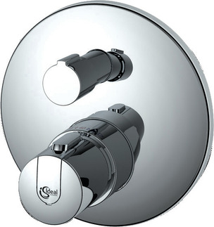 Bild von IDEAL STANDARD Ceratherm 100 Neu Einzel-Thermostat-Brausemischer UNterputz A4659AA chrom