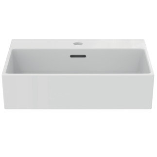Bild von IDEAL STANDARD Extra Aufsatzwaschtisch 500x400mm, mit 1 Hahnloch, mit Überlaufloch (geschlitzt) #T3741MA - Weiß (Alpin) mit Ideal Plus