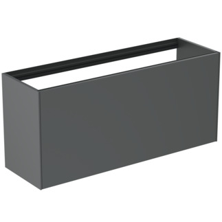 Bild von IDEAL STANDARD Conca Waschtischunterschrank 1200x373mm, mit 1 Push-Open (Softclose-Einzug) Auszug #T3939Y2 - Anthrazit matt