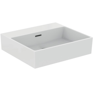 Bild von IDEAL STANDARD Extra Waschtisch 500x450mm, geschliffen, ohne Hahnloch, mit Überlaufloch (geschlitzt) #T388601 - Weiß (Alpin)