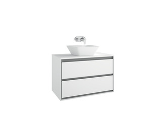 Picture of IDEAL STANDARD Connect Air bowl 400x400mm, without tap hole, without overflow #E0347MA - White (Alpine) with Ideal Plus
