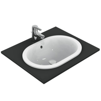 Bild von IDEAL STANDARD Connect Einbauwaschtisch 550x380mm, ohne Hahnloch, mit Überlaufloch (rund) #E504701 - Weiß (Alpin)