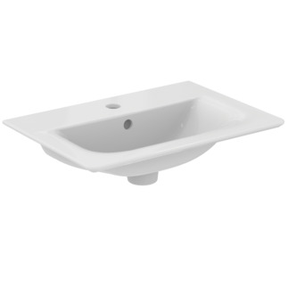 Bild von IDEAL STANDARD Connect Air Möbelwaschtisch 540x380mm, mit 1 Hahnloch, mit Überlaufloch (rund) #E029601 - Weiß (Alpin)