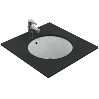 Bild von IDEAL STANDARD Connect Unterbauwaschtisch 480x480mm, ohne Hahnloch, mit Überlaufloch (rund) #E505401 - Weiß (Alpin)