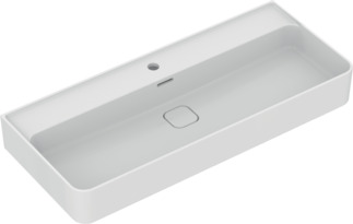 Picture of IDEAL STANDARD Strada II washbasin 1000x430mm, with 1 tap hole, with overflow hole (slotted) #T300201 - White (Alpine)