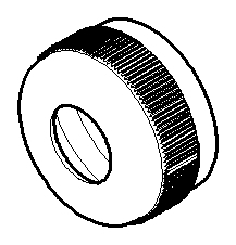 Bild von DORNBRACHT Überwurf für Ablaufgarnitur 1/2" - chrom gebürstet (04) #092330004-04