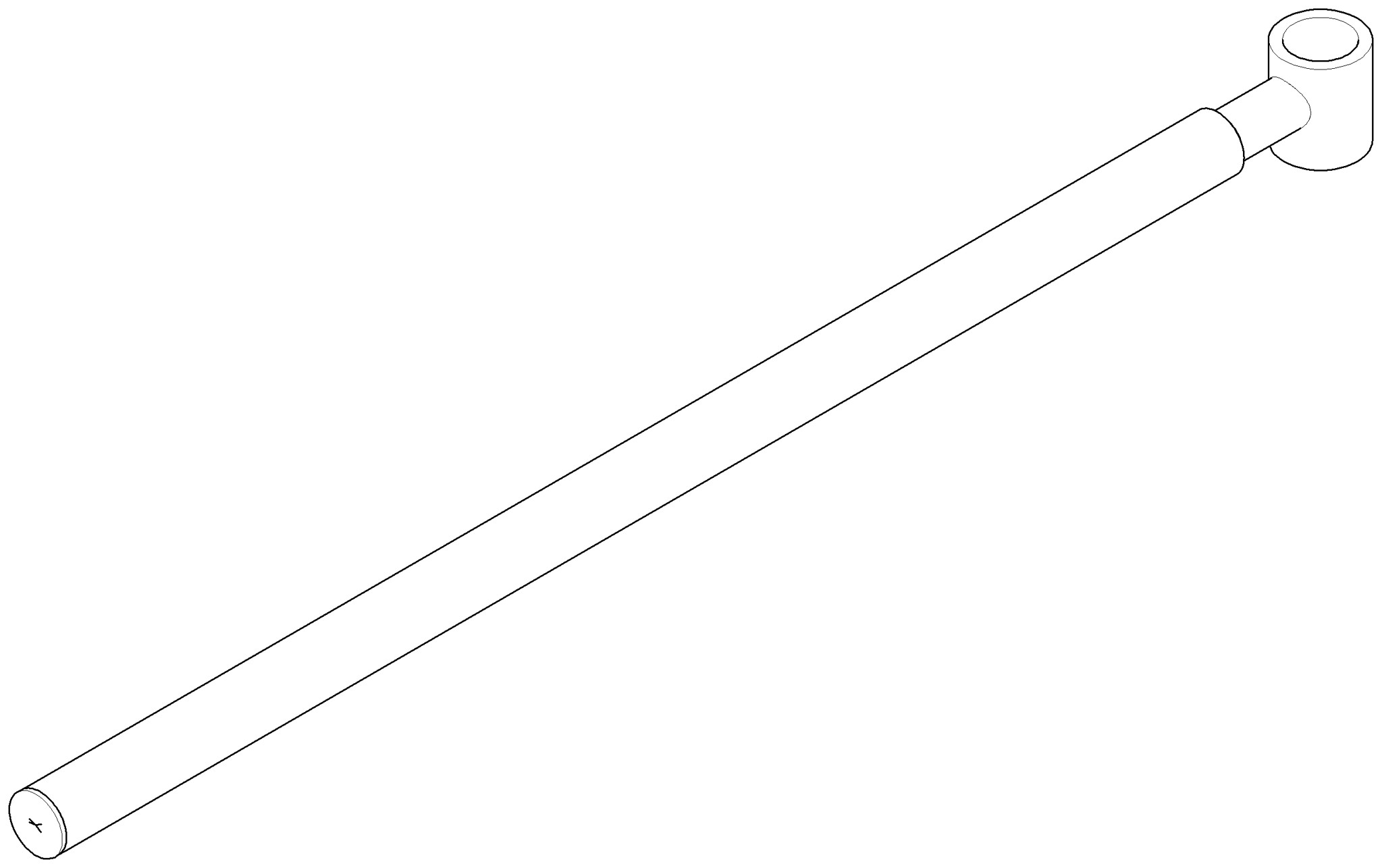 Bild von DORNBRACHT Halter Ø 18 x 400 mm - Chrom #90282254001-00