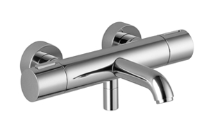 Bild von DORNBRACHT Wannen-Thermostat für Wandmontage ohne Garnitur - Chrom #34200979-00