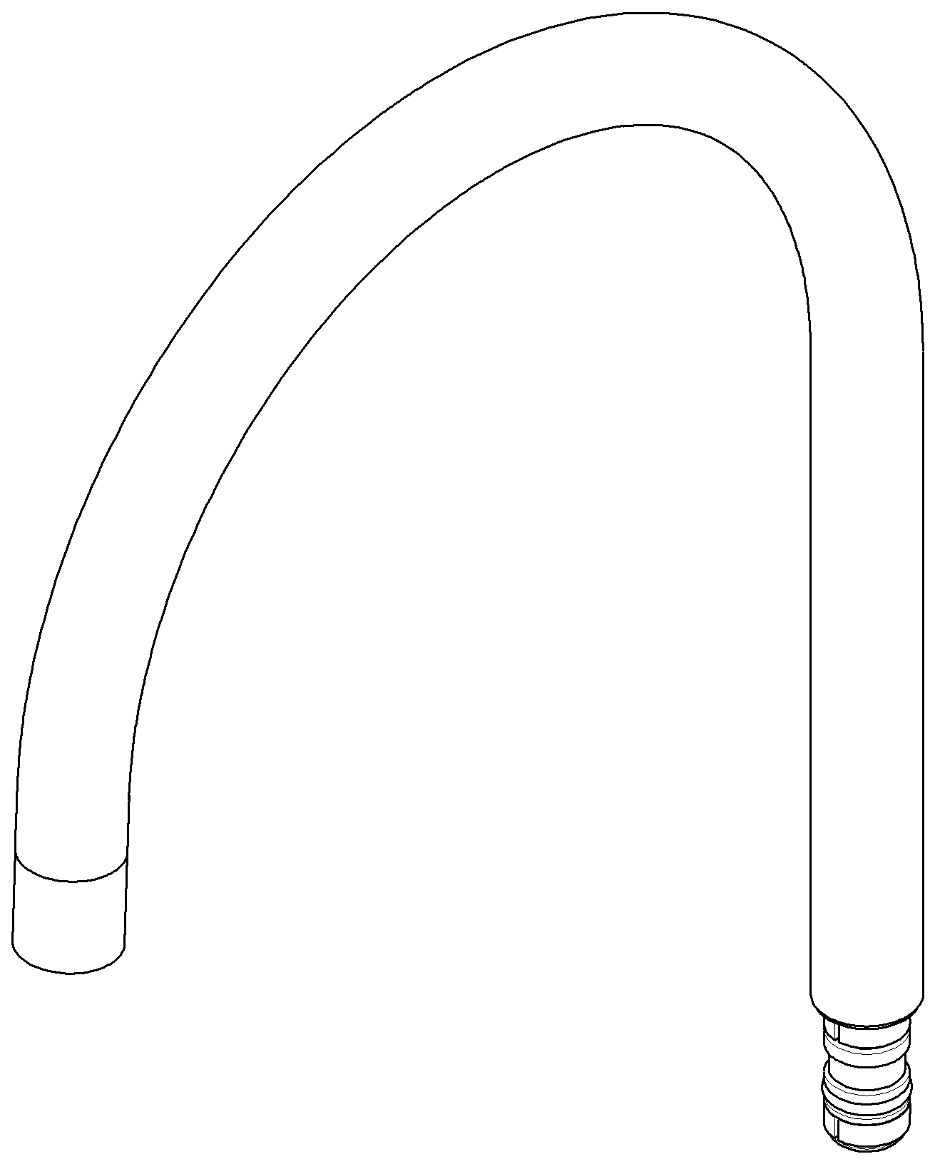 Bild von DORNBRACHT Auslauf 200 mm, 7 l/min. - Chrom #90282222501-00