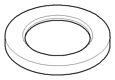 Bild von DORNBRACHT Rosette Ø 46 x Ø 28,6 x 5 mm - Chrom #092785001-00