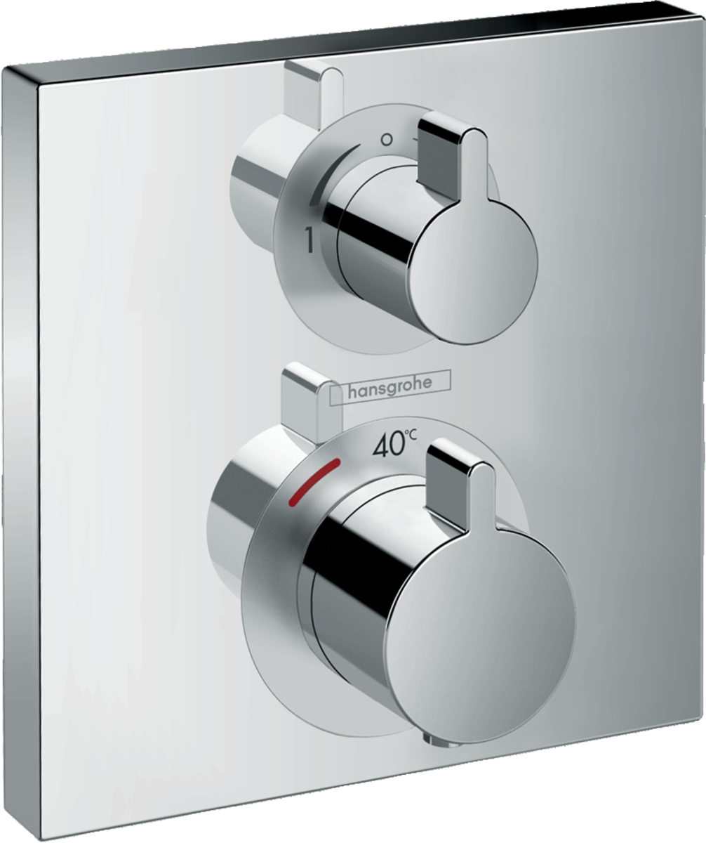 Bild von HANSGROHE Ecostat Square Thermostat Unterputz für 2 Verbraucher #15714000
