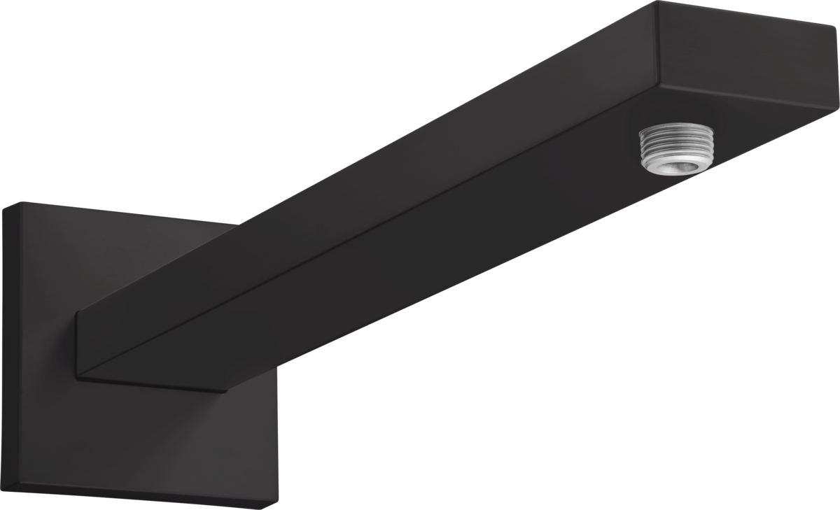Bild von HANSGROHE Brausearm E 39 cm mit rechteckigem Schaft #27694670 - Mattschwarz