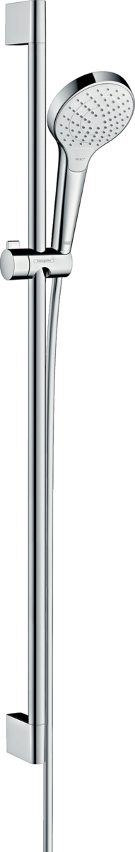 Bild von HANSGROHE Croma Select S Brauseset 110 Vario EcoSmart mit Brausestange 90 cm #26573400 - Weiß/Chrom