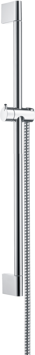 Bild von HANSGROHE Unica Brausestange Crometta 65 cm mit Metaflex Brauseschlauch 160 cm #27615000 - Chrom