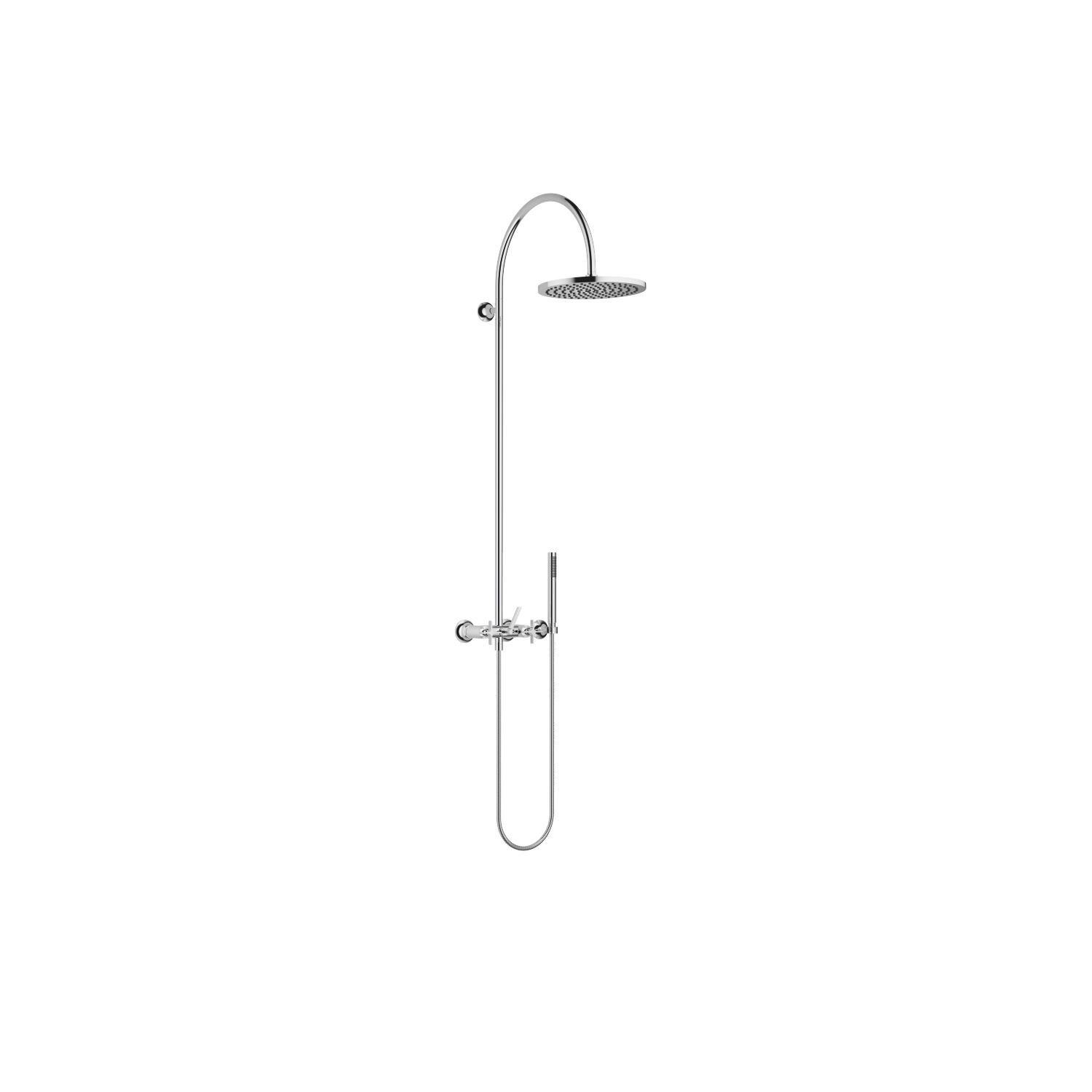 Bild von DORNBRACHT VAIA Shower Pipe mit Brausebatterie ohne Handbrause - Chrom #26632809-00