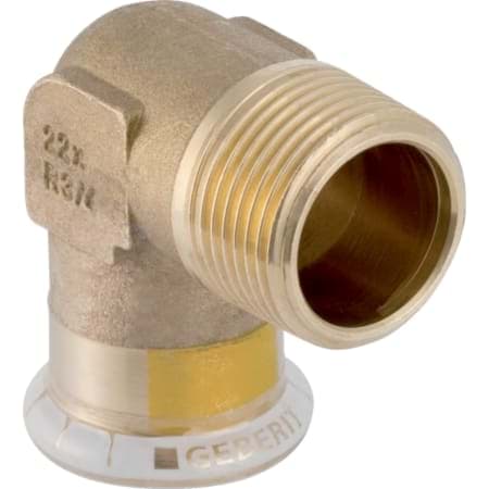 Bild von GEBERIT Mapress Kupfer Übergangswinkel 90° mit Außengewinde (Gas) #34730