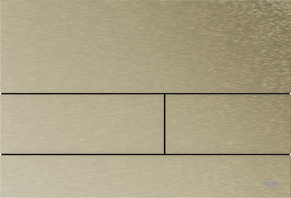 Bild von TECE TECEsquare II Metall WC-Betätigungsplatte, Nickel gebürstet (mit Anti-Fingerprint), Zweimengentechnik #9240843