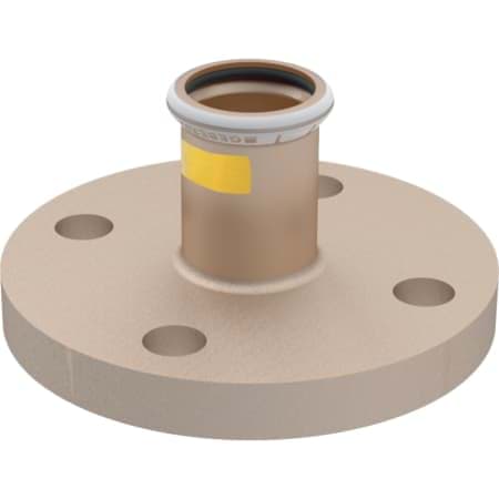 Bild von GEBERIT Mapress Kupfer Flansch PN 10/16, mit Pressmuffe (Gas) #34715