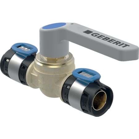 Obrázek GEBERIT Kulový kohout Geberit FlowFit s ovládací rukojetí #619.853.00.1