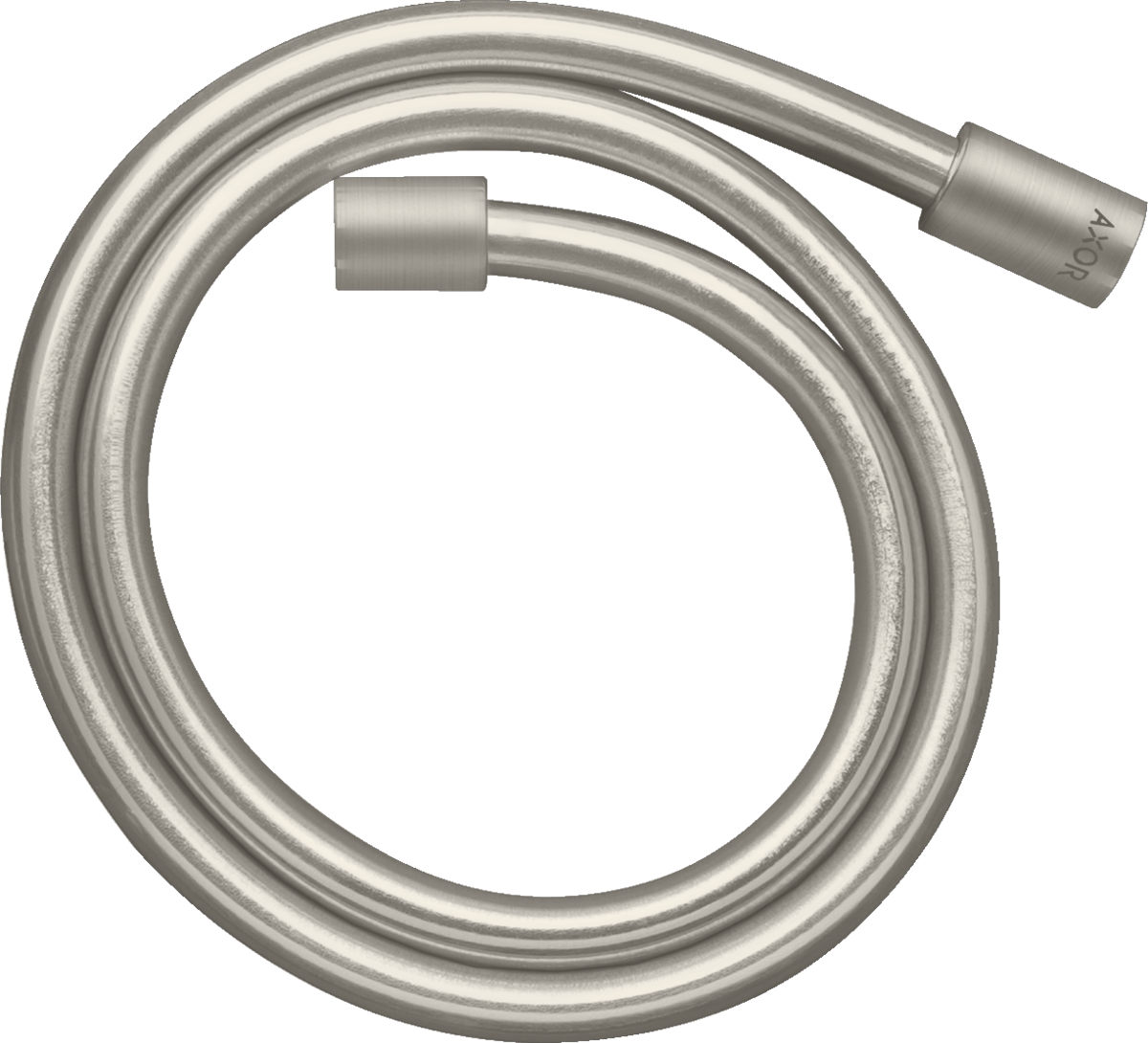 Bild von HANSGROHE AXOR Starck Metalleffekt Brauseschlauch 1,25 m mit zylindrischen Muttern #28282800 - Edelstahl Optic