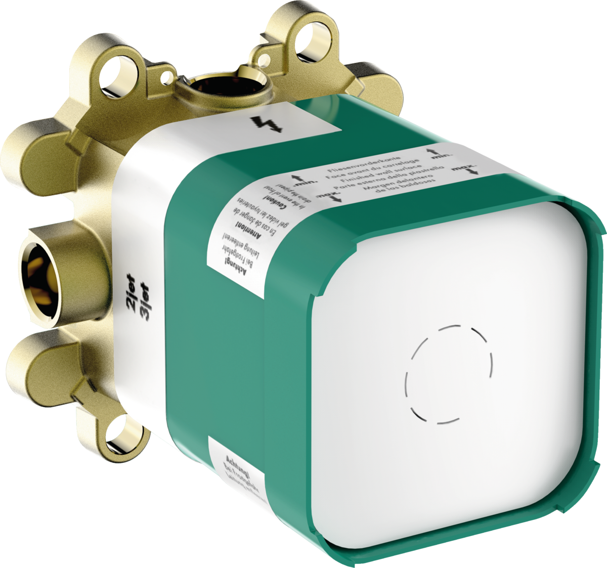 Bild von HANSGROHE AXOR ShowerSolutions Grundkörper für Kopfbrause mit Brausearm 35361180