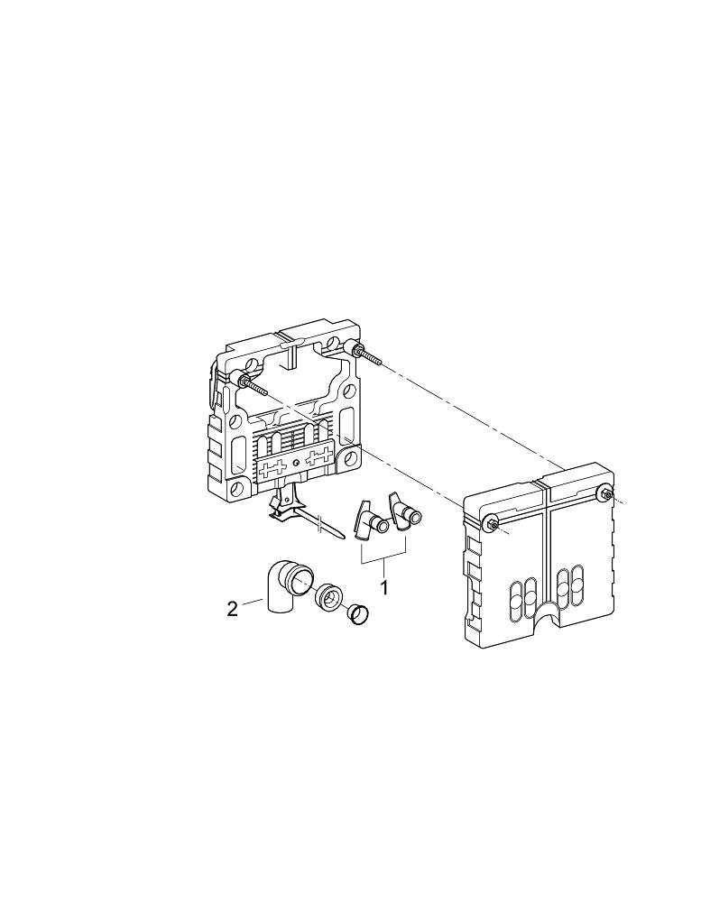 Bild von GROHE Uniset Element für Waschtisch, für Einlochbatterie #37576000