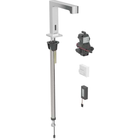 Bild von GEBERIT Brenta Waschtischarmatur Standmontage, Batteriebetrieb, für UP-Funktionsbox #116.193.21.1 - hochglanz-verchromt