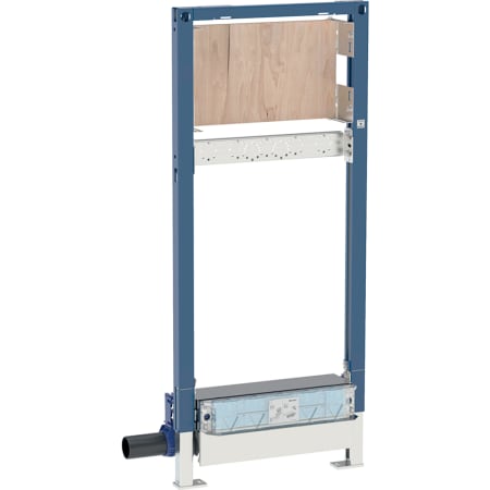Bild von GEBERIT Duofix Element für Dusche, 130 cm, mit Wandablauf, Wandarmatur Unterputz, für Estrichhöhe am Einlauf 90–200 mm #111.580.00.1