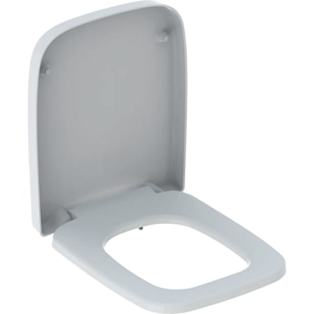 Picture of GEBERIT Renova Plan WC seat angular design, fixing from above #500.832.00.1 - white / glossy