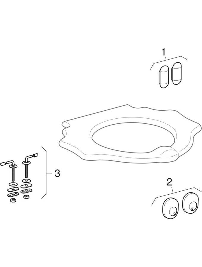 Bild von GEBERIT Bambini WC-Sitzring für Kinder, mit Stützfunktion, Schildkrötendesign #573372000 - verkehrsgelb / glänzend
