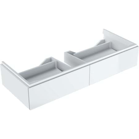 Bild von GEBERIT Xeno² Unterschrank für Waschtisch, mit Breite ab 120 cm, mit zwei Schubladen #500.517.00.1 - greige / lackiert matt