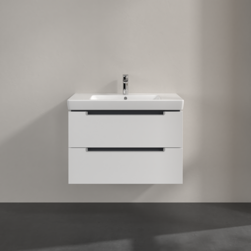 Bild von VILLEROY BOCH Subway 2.0 Waschbeckenunterschrank, 2 Auszüge, 787 x 520 x 449 mm, Glossy White #A69600DH