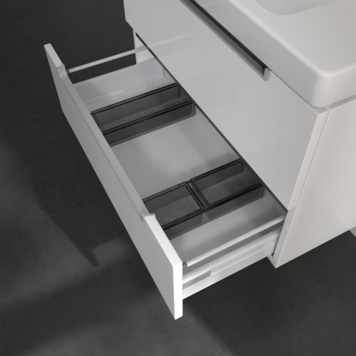 Bild von VILLEROY BOCH Subway 2.0 Waschbeckenunterschrank, 2 Auszüge, 787 x 520 x 449 mm, Glossy White #A69600DH