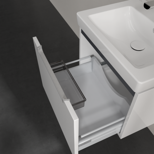 Bild von VILLEROY BOCH Subway 2.0 Waschbeckenunterschrank, 1 Auszug, 537 x 420 x 423 mm, Glossy White #A68600DH