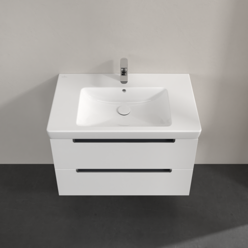 Bild von VILLEROY BOCH Subway 2.0 Waschbeckenunterschrank, 2 Auszüge, 787 x 520 x 449 mm, Glossy White #A69610DH