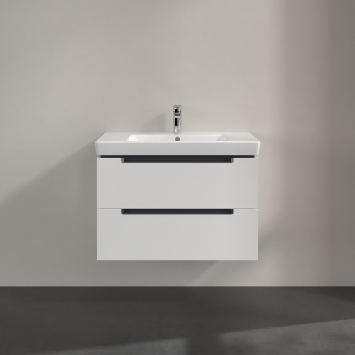 Bild von VILLEROY BOCH Subway 2.0 Waschbeckenunterschrank, 2 Auszüge, 787 x 520 x 449 mm, Glossy White #A69610DH